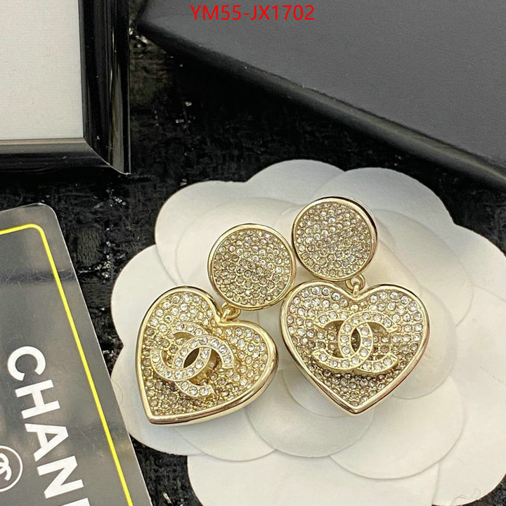 Jewelry-Chanel best quality replica ID: JX1702 $: 55USD