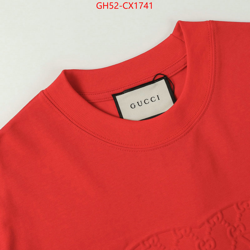 Clothing-Gucci first copy ID: CX1741 $: 52USD