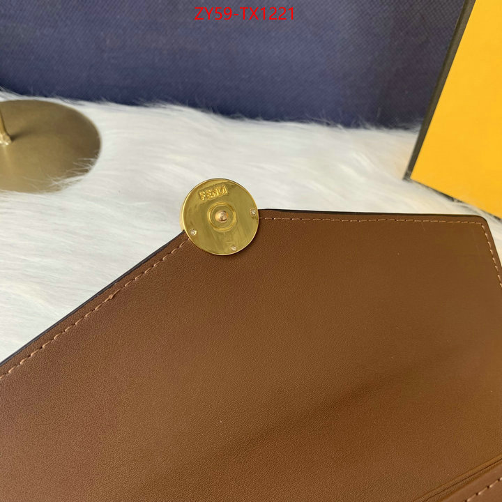 Fendi Bags(4A)-Wallet- 1:1 replica wholesale ID: TX1221 $: 59USD,