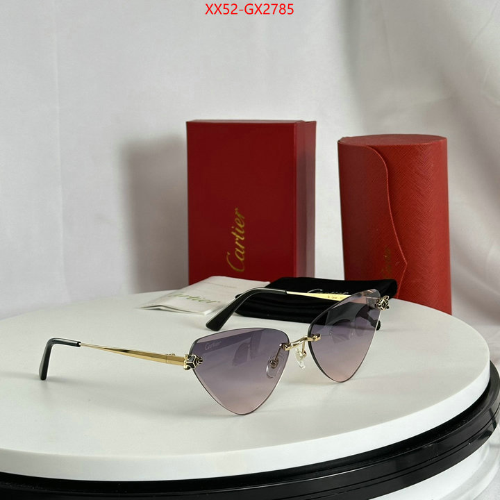Glasses-Cartier quality replica ID: GX2785 $: 52USD