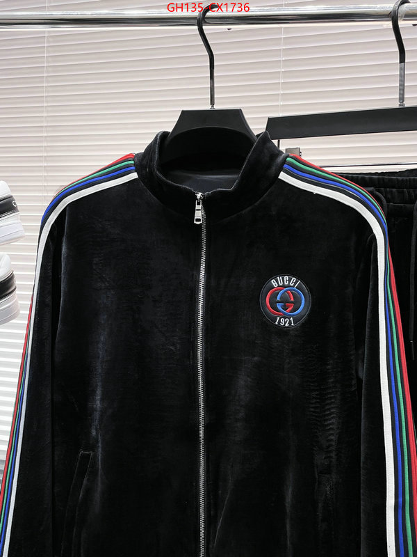 Clothing-Gucci can you buy replica ID: CX1736 $: 135USD