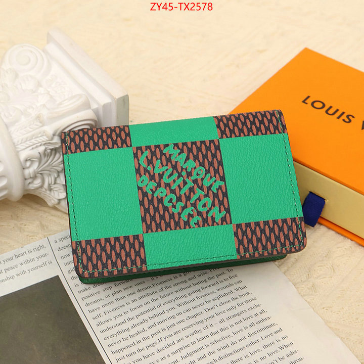 LV Bags(4A)-Wallet buy top high quality replica ID: TX2578 $: 45USD,