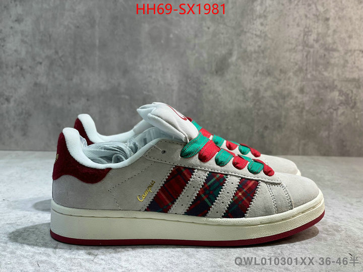 Women Shoes-Adidas designer 1:1 replica ID: SX1981 $: 69USD