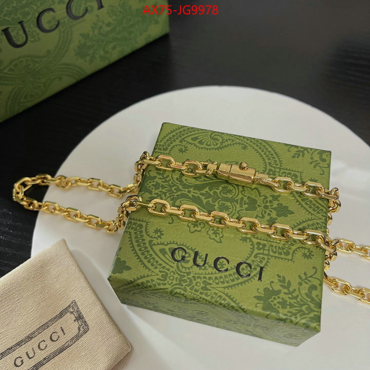 Jewelry-Gucci what is aaaaa quality ID: JG9978 $: 75USD