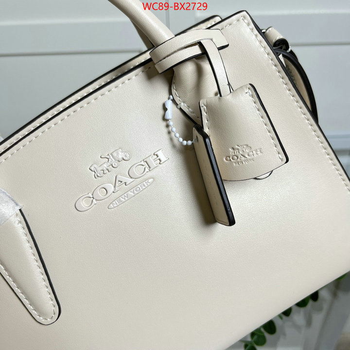 Coach Bags(4A)-Diagonal website to buy replica ID: BX2729 $: 89USD,