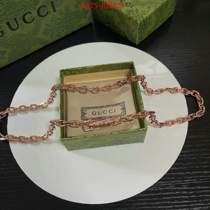 Jewelry-Gucci what is aaaaa quality ID: JG9978 $: 75USD