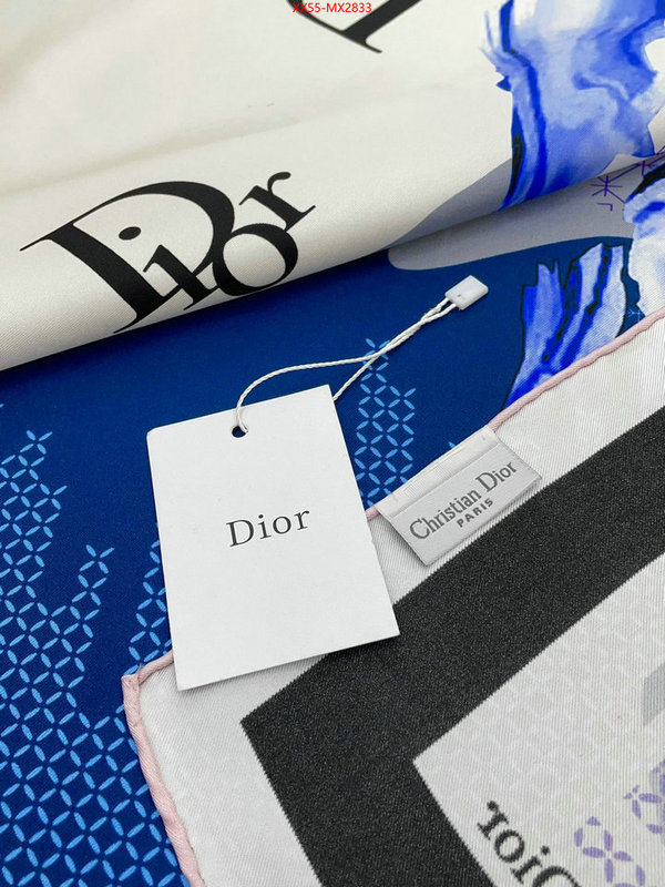 Scarf-Dior top quality designer replica ID: MX2833 $: 55USD