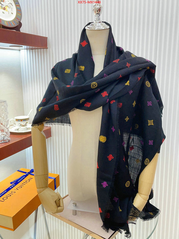 Scarf-LV outlet sale store ID: MX1448 $: 75USD