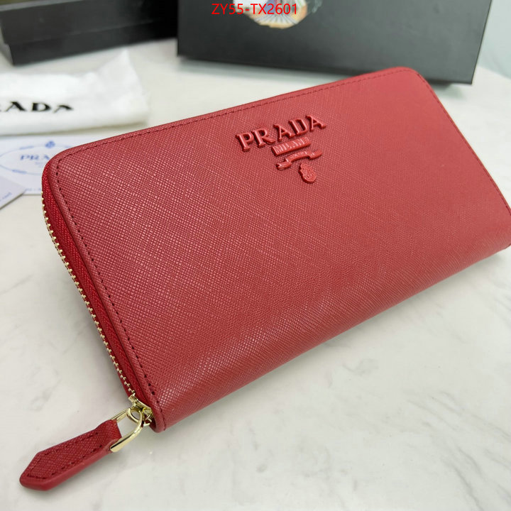 Prada Bags (4A)-Wallet aaaaa+ class replica ID: TX2601 $: 55USD,