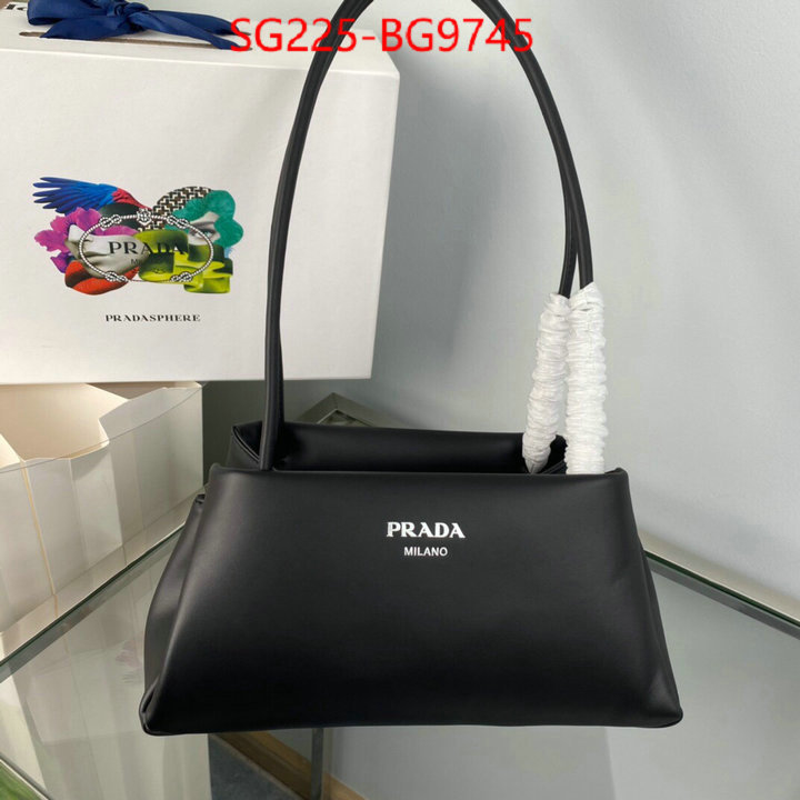 Prada Bags (TOP)-Handbag- replica aaaaa+ designer ID: BG9745 $: 225USD,