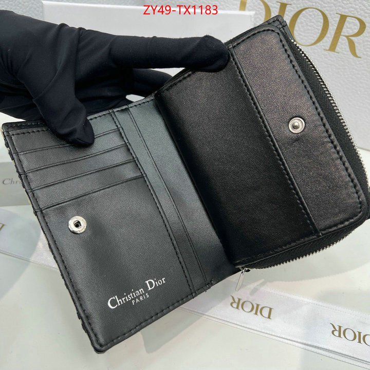 Dior Bags(4A)-Wallet- best quality designer ID: TX1183 $: 49USD,