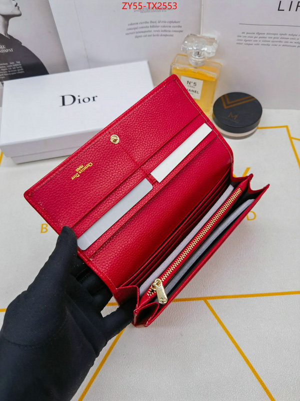 Dior Bags(4A)-Wallet- store ID: TX2553 $: 55USD,