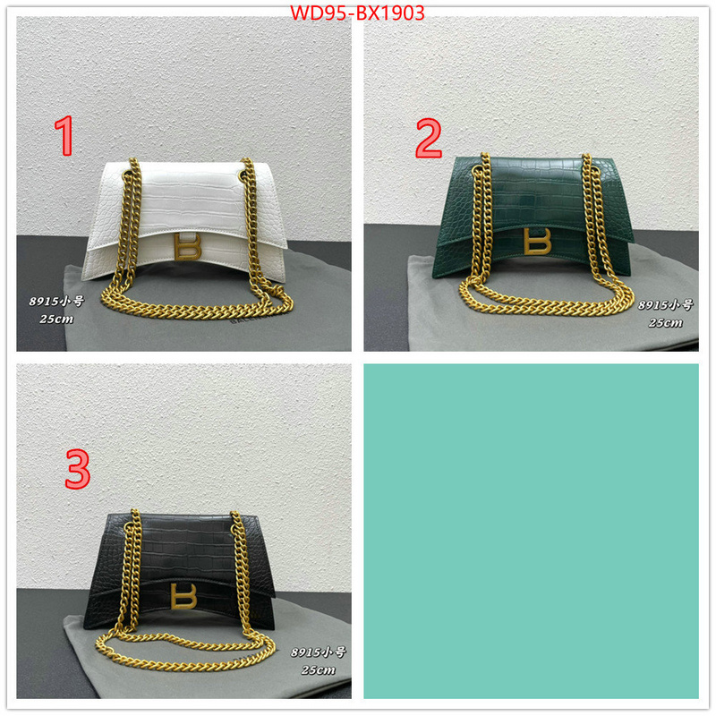 Balenciaga Bags(4A)-Hourglass- quality aaaaa replica ID: BX1903 $: 95USD,