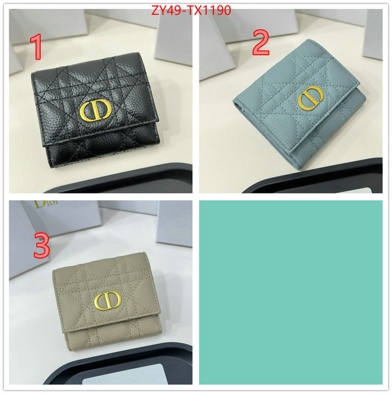 Dior Bags(4A)-Wallet- online from china designer ID: TX1190 $: 49USD,