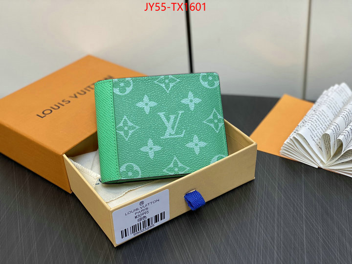 LV Bags(TOP)-Wallet is it illegal to buy ID: TX1601 $: 55USD