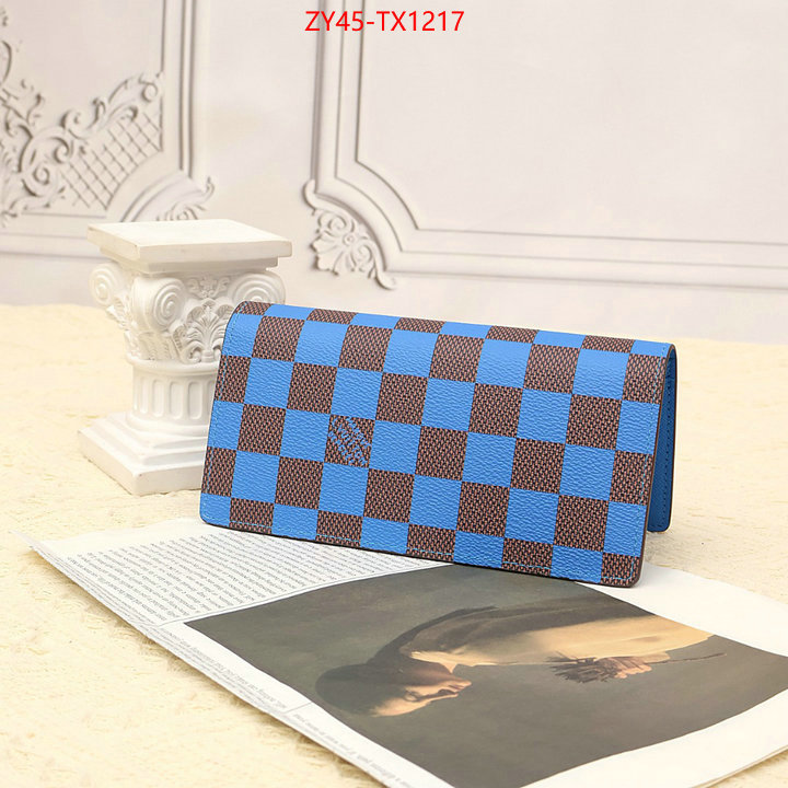 LV Bags(4A)-Wallet replica aaaaa designer ID: TX1217 $: 45USD,