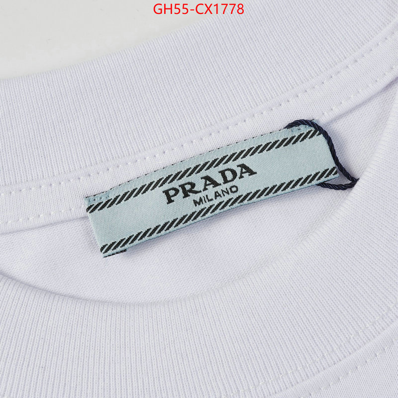 Clothing-Prada found replica ID: CX1778 $: 55USD