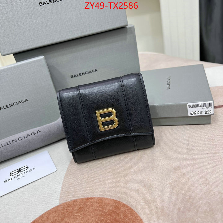 Balenciaga Bags(4A)-Wallet where should i buy to receive ID: TX2586 $: 49USD,