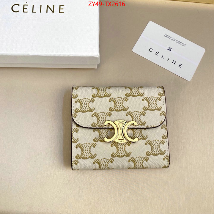 CELINE Bags(4A)-Wallet at cheap price ID: TX2616 $: 49USD,