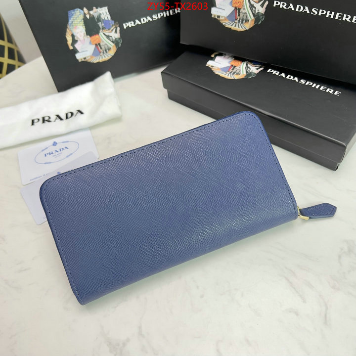 Prada Bags (4A)-Wallet flawless ID: TX2603 $: 55USD,