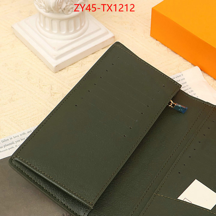 LV Bags(4A)-Wallet 7 star collection ID: TX1212 $: 45USD,