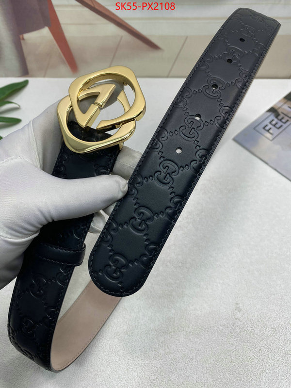 Belts-Gucci best quality designer ID: PX2108 $: 55USD