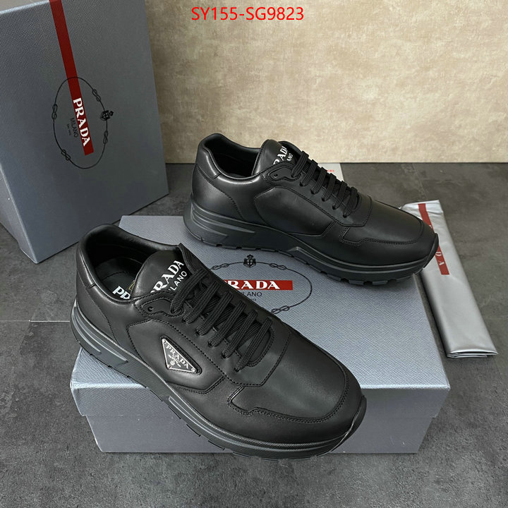 Men shoes-Prada new ID: SG9823 $: 155USD