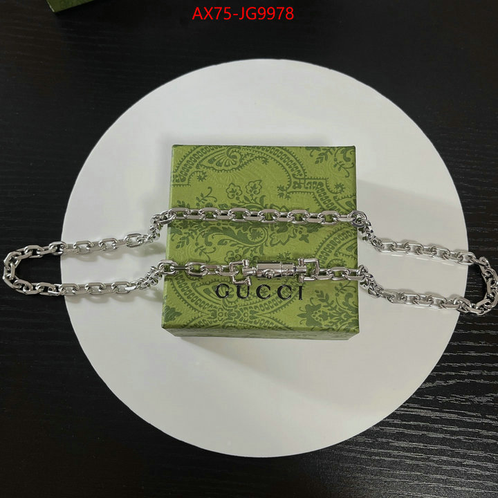 Jewelry-Gucci what is aaaaa quality ID: JG9978 $: 75USD