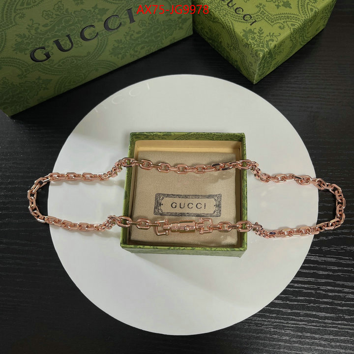 Jewelry-Gucci what is aaaaa quality ID: JG9978 $: 75USD