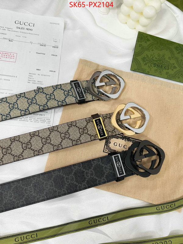 Belts-Gucci cheap ID: PX2104 $: 65USD