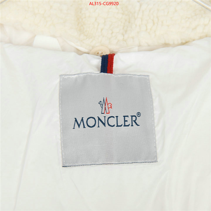 Down jacket Women-Moncler replcia cheap from china ID: CG9920 $: 315USD