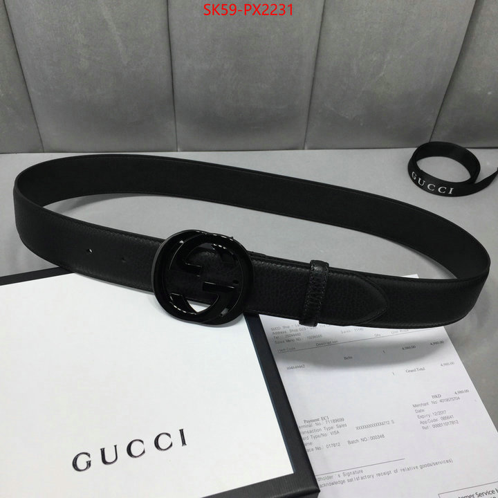 Belts-Gucci fashion designer ID: PX2231 $: 59USD