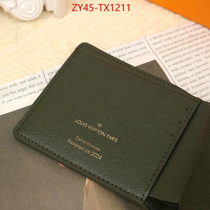 LV Bags(4A)-Wallet 2023 replica ID: TX1211 $: 45USD,