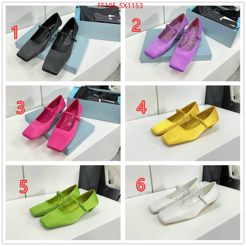 Women Shoes-Prada aaaaa+ quality replica ID: SX1153 $: 105USD