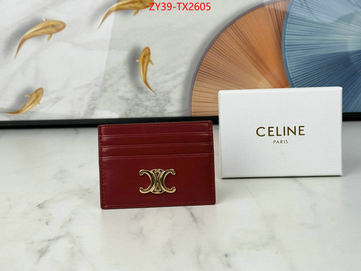 CELINE Bags(4A)-Wallet high quality happy copy ID: TX2605 $: 39USD,