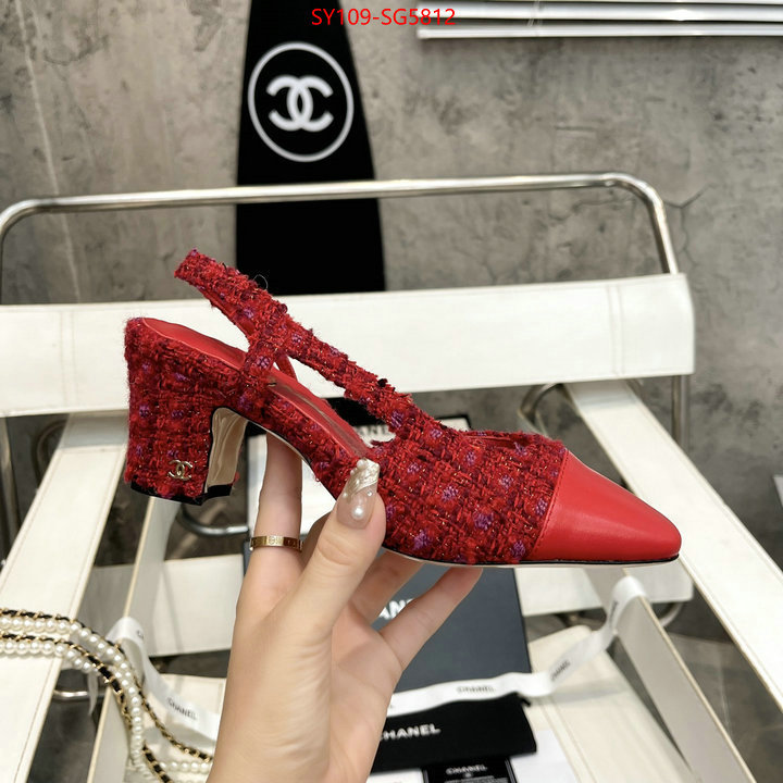 Women Shoes-Chanel fake designer ID: SG5812 $: 109USD