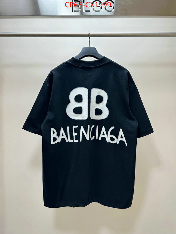 Clothing-Balenciaga high quality customize ID: CX1999 $: 65USD