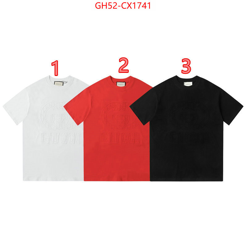 Clothing-Gucci first copy ID: CX1741 $: 52USD