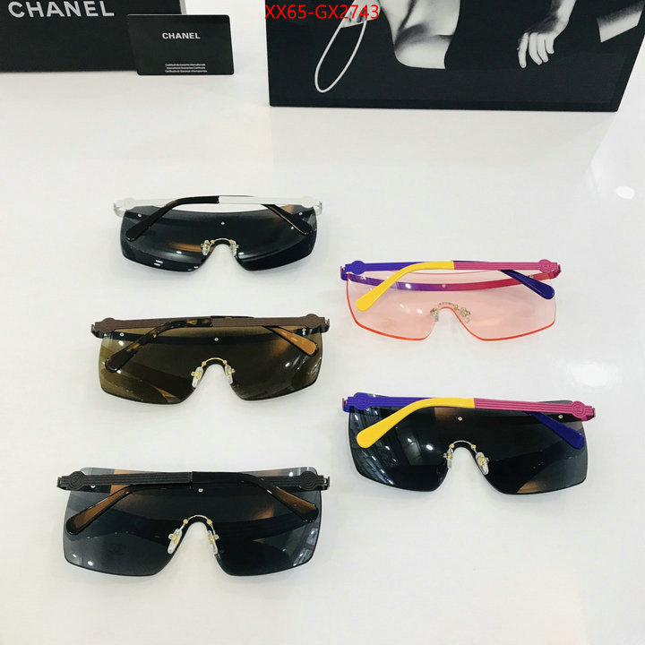 Glasses-Chanel buy high-quality fake ID: GX2743 $: 65USD