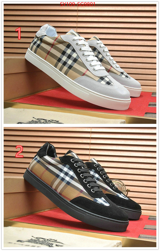 Men Shoes-Burberry top quality replica ID: SG9801 $: 109USD