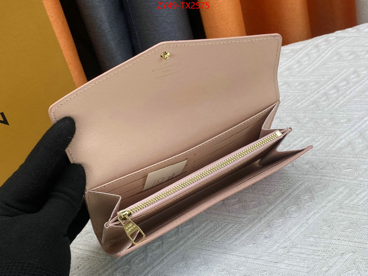 LV Bags(4A)-Wallet wholesale replica ID: TX2575 $: 49USD,