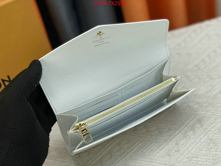 LV Bags(4A)-Wallet wholesale replica ID: TX2575 $: 49USD,