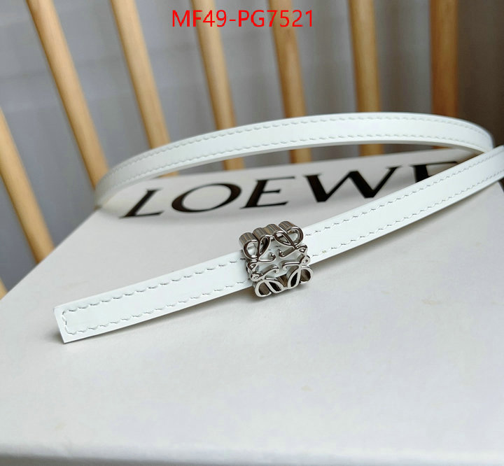 Belts-Loewe luxury fake ID: PG7521 $: 49USD