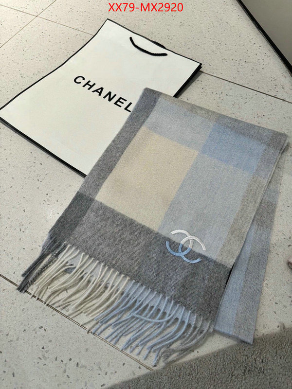 Scarf-Chanel high quality designer ID: MX2920 $: 79USD