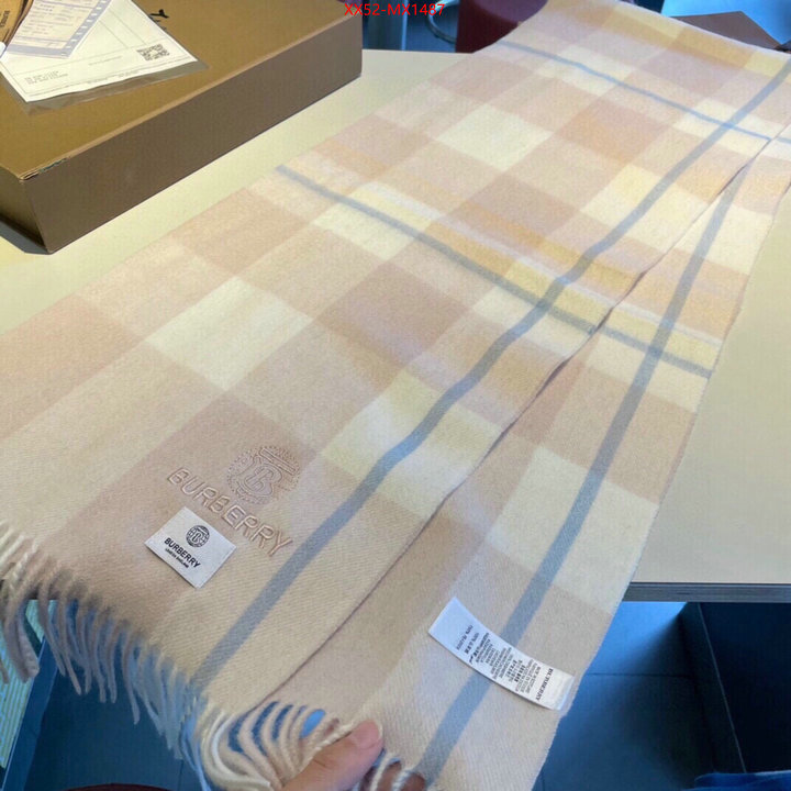 Scarf-Burberry replica aaaaa+ designer ID: MX1487 $: 52USD