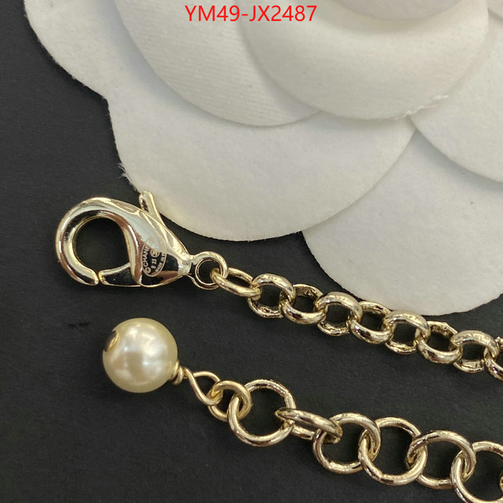 Jewelry-Chanel best quality fake ID: JX2487 $: 49USD