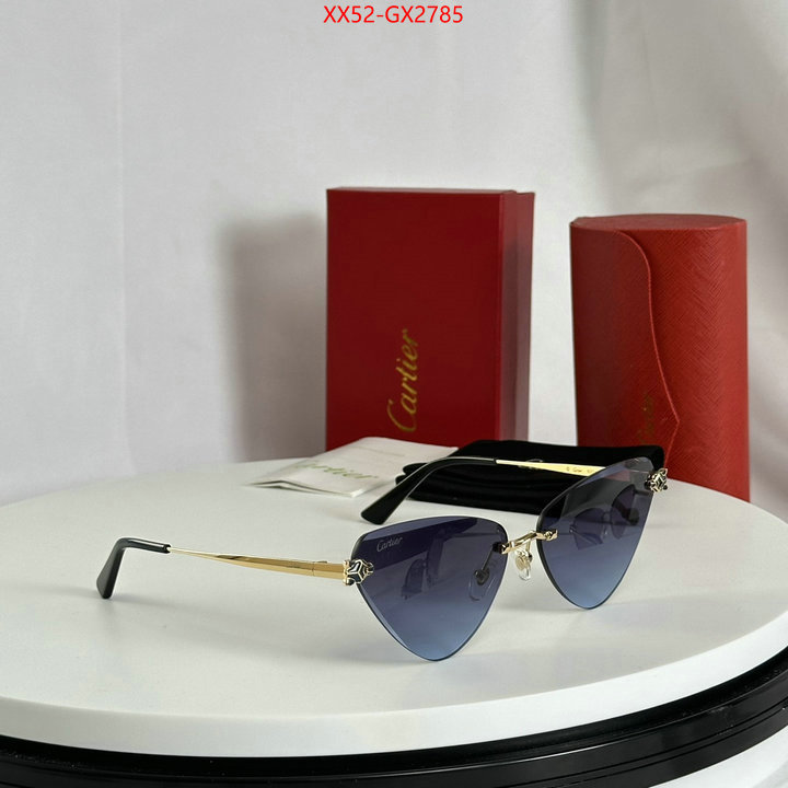 Glasses-Cartier quality replica ID: GX2785 $: 52USD