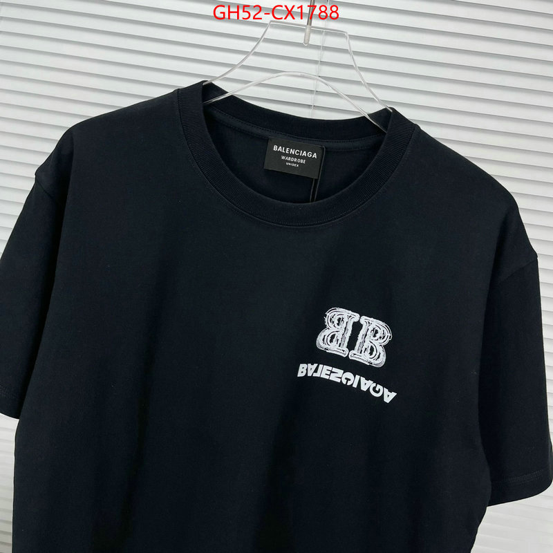 Clothing-Balenciaga fashion designer ID: CX1788 $: 52USD