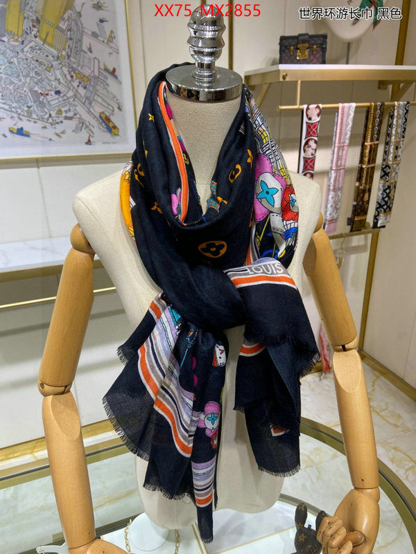 Scarf-LV luxury fake ID: MX2855 $: 75USD