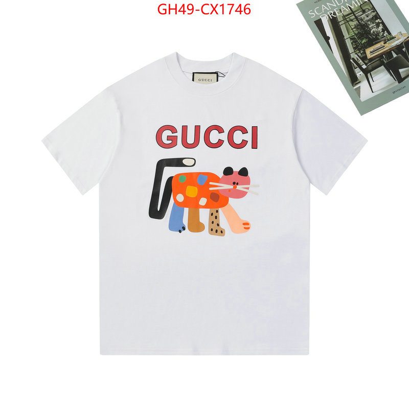 Clothing-Gucci where should i buy to receive ID: CX1746 $: 49USD